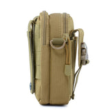Tactical Sling Waist Bag Running Phone Bag Oxford Waterproof Molle Zipper Tear Resistant Traveling Sports Messenger Crossbody