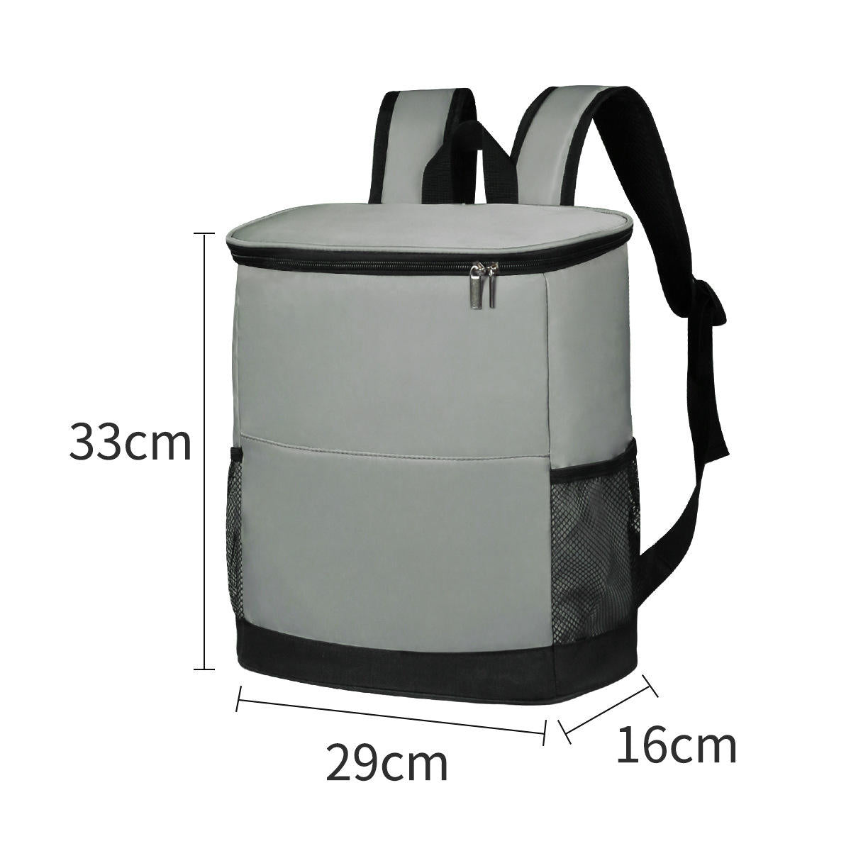 Large Capacity Double Shoulder Nylon Cooler Bag Fashionable Leak-Proof Backpack for Outdoor Picnics Cross-Border Letter