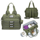 Camo Black Diaper Backpack for Dad and Mom, Father's Bag for Hospital with DADDY BAG Imprint, Baby Care Diaper Backpack