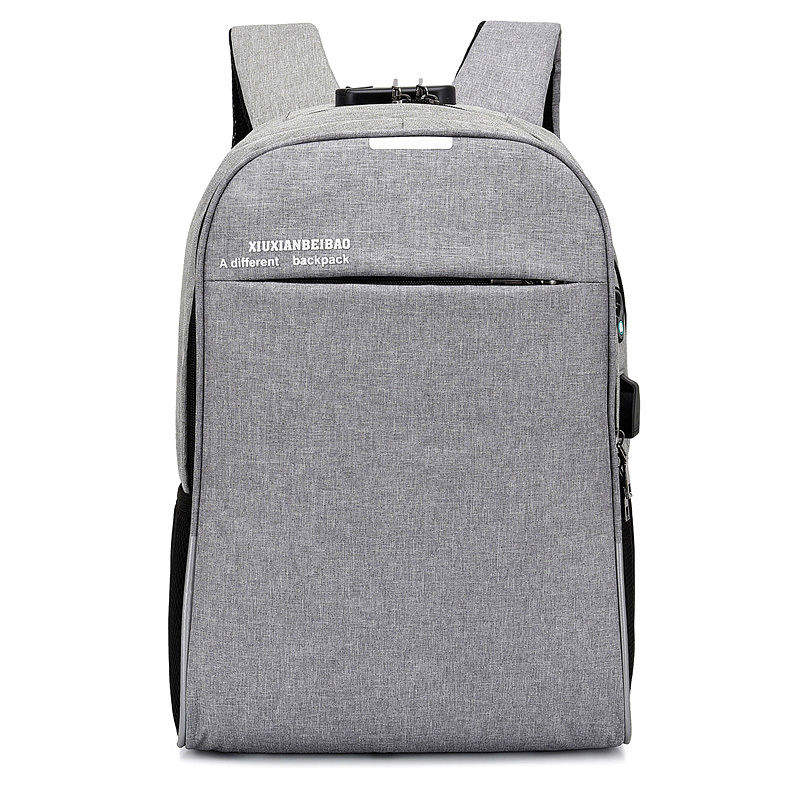 Unisex College Computer Backpack Oxford Zipper Waterproof Polyester Mochila Antirrobo for School Travel