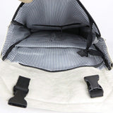 Eco-Friendly DuPont Paper Backpack Color-Block Urban Simplicity Large Capacity Compartments Trendy Casual Travel Bag