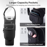 Carrier Bag with Phone & Flap Pockets Accessories for 40/30oz Tumbler with Handle Magnetic Gym Bag