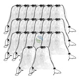 Transparent PVC Drawstring Storage Shoe Bags Dustproof Promotional Gift Backpack Stylish Waterproof Sports Bag