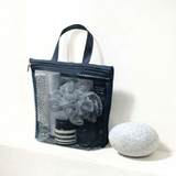 Makeup Toiletry Storage Bags Handheld Polyester Zipper Mesh Drainage Lightweight Bath Gym Miscellaneous Travel Cosmetic Bag