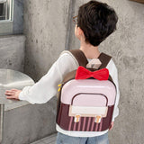 Kindergarten Elementary School Student EVA Backpack Sweet Bow Breathable Lightweight Boys Girls Eggshell New Children's Bag