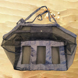 Large Small Mesh Bag Beach Toy Storage Solution Fashionable Portable Foldable Storage Bag for Children's Summer Travel BSCI