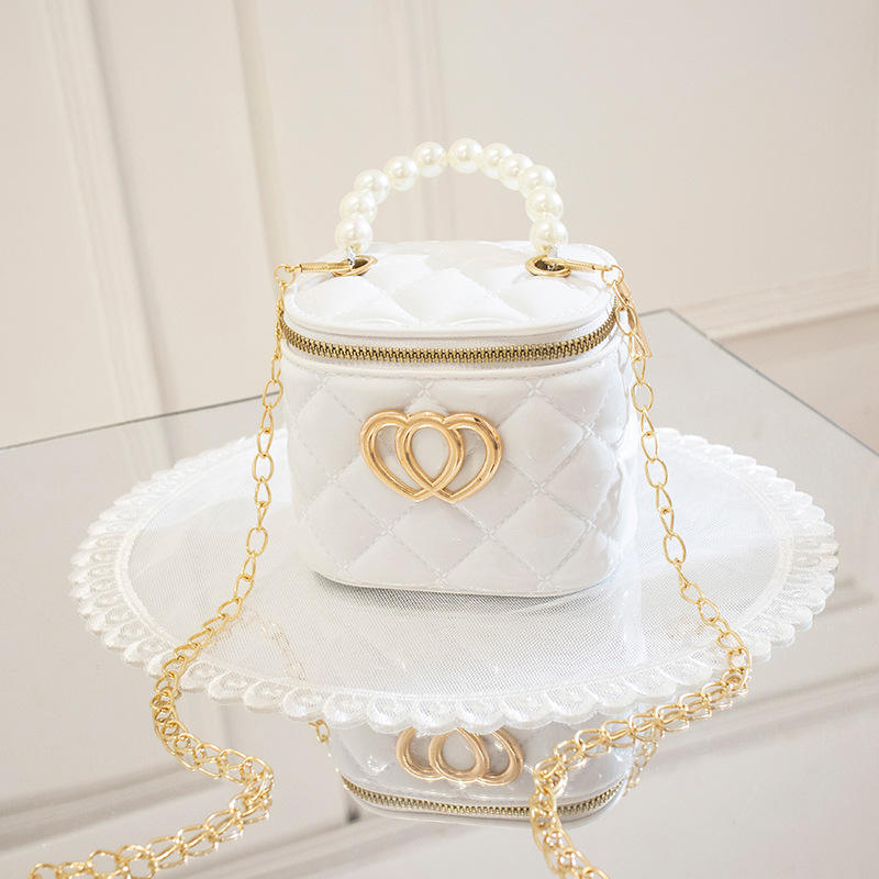 Handbag Purse Women Hand Bags PVC Small Mini Handbags Kids Candy Jelly Bags