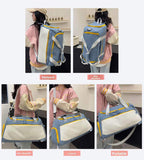 Weekend Tote Duffel Bag Foldable Waterproof Gym Sports Travel Duffle Bag for Women Men Girls Gym Bag