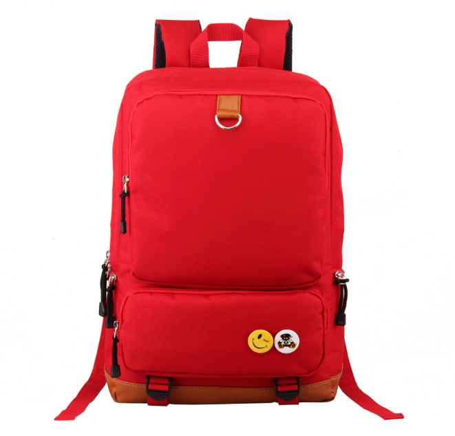Korean Oxford Fabric Fashion College Students Backpacks Large Volume Solid Color Business Casual Bag