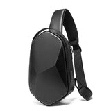Men Shoulder Bags Black USB Charging Crossbody Travel Male Sling Bag Messenger Water Repellent Casual Waterproof Bag OEM