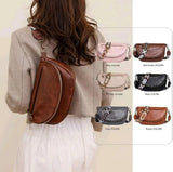 New Fashion Retro Single Shoulder Crossbody Bag Women's High Quality PU Leather Messenger Bags