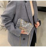 Summer Fashion Handbags for Women New Transparent Jelly Series with Shoulder Chain Ladies Purses