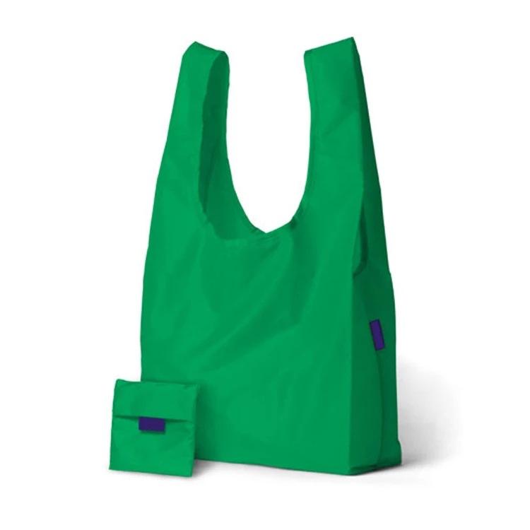 Heat Transfer Silk Screen Printing Eco Friendly Reusable Polyester Foldable Shopping Bag