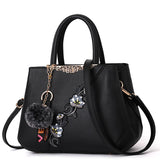 Traditional Flower Vase-Style Handbag for Women Vintage Fashion PU Zipper Bolsa Feminina De Couro Trade Shows School Season Tote