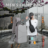 Waterproof Fashion Luxury Designer Messenger Bag Men Boys Chest Bag Hard-Shell Multiple Colors Carried for Travel Office Use