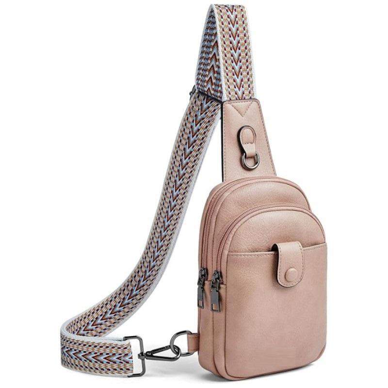 Strap Adjustable Messenger Small Sling Chest Bag Fashion Shoulder Design Custom Chest Bag Over the Shoulder