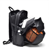Unisex Oxford Film Expandable Backpack Multifunctional Short Trip Travel Casual Computer Bag Business Commuting Basketball Bag