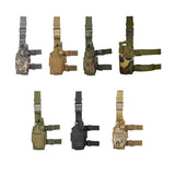 Multifunctional Lightweight Nylon Waist Pack Oxford Cloth Tactical Leg Bag Outdoor Sports Mountaineering Camping Zipper