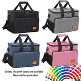 Lunch Bag Square Picnic Bag Thick Aluminum Foil Outdoor Insulation Bag Custom Large Capacity Ice Pack