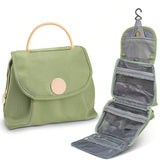 Resistant Waterproof Towel for Bag with Zipper Closure Cosmetic Storage Bags with Hook for Travel Toiletry Makeup Organizer