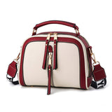 Luxury Large Capacity PU Women's Handbags Fashionable Broadband Bags Zipper for Ladies Fashionable Female Women's