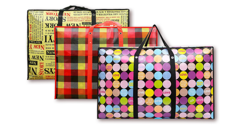 PP Woven Bag Large Capacity Travel Storage Bag Dust Quilt Packing Bag for Home Moving Obligations Various Sizes Available