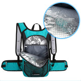 Running Water Bag with Water Bottle Holder Storage UltraLight Hiking Bike Riding Knapsack Outdoor Sport Cycling Backpack