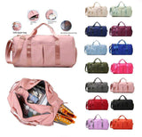 Bedroom Women Plush Bear Slippers Spend the Night Weekender Gym Overnight Duffle Travel Sport Bag Set