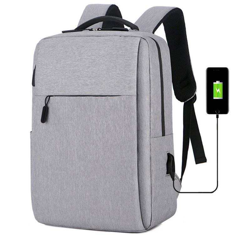 Student School Bags Unisex Capacity Leather Office Computer Bag Nylon Anti Theft Custom Laptop Backpack